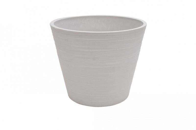 Vaso Medio Camelia Ø35x33 cm in Fibra sintetica Bianco-2