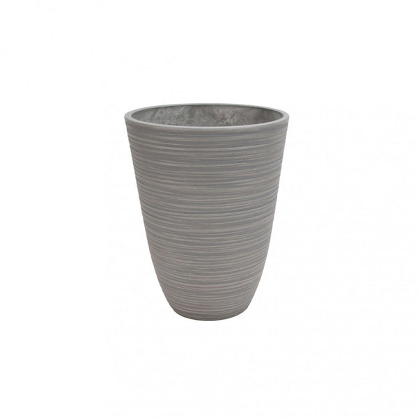 sconto Grand Vase Anémone Ø39x46 cm en fibre synthétique Anthracite