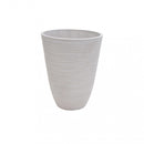 Vaso Grande Anemone Ø39x46 cm in Fibra sintetica Bianco-1