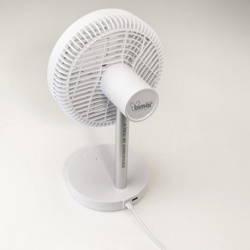 Ventilatore da Tavolo WIFI Ø20 cm Batteria Ricaricabile Bimar VD200-7