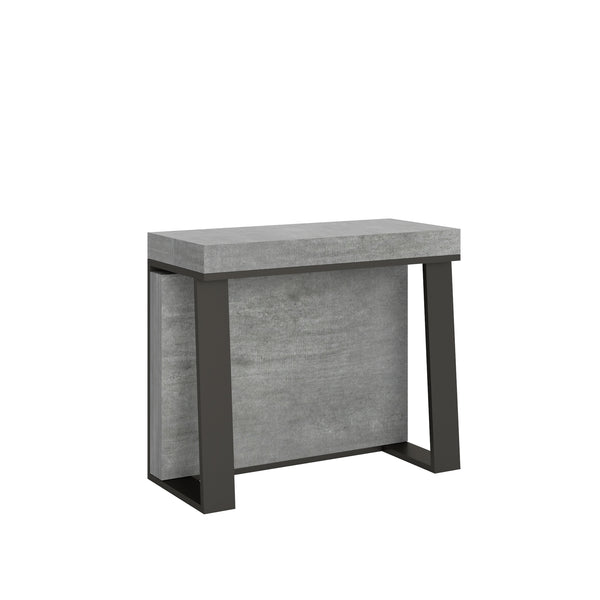 acquista Consolle Allungabile 90-288x40x77 cm in Nobilitato Grigio