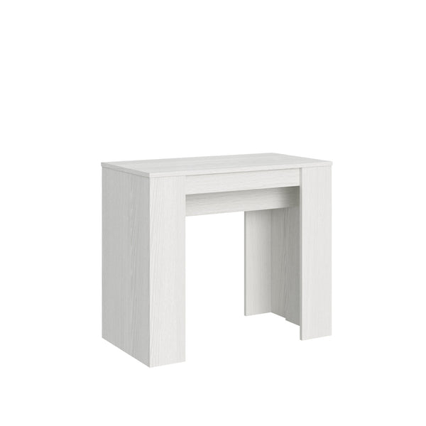 acquista Consolle Allungabile 90-308x48x77 cm in Nobilitato Bianco