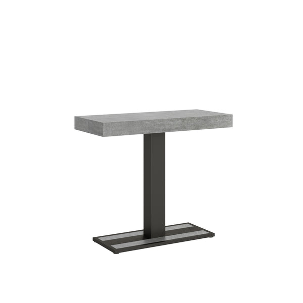 Console Extensible 90-300x40x77 cm en Mélamine Grise online