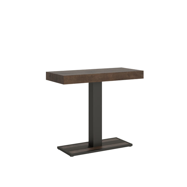 Console Extensible 90-196x40x77 cm en Mélamine Marron prezzo