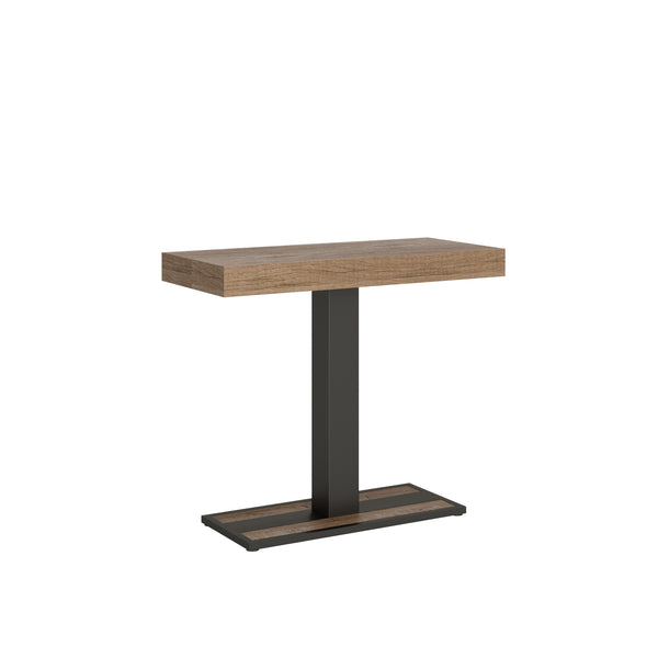 online Console Extensible 90-196x40x77 cm en Mélamine Marron