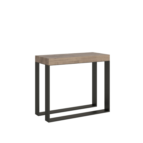 acquista Console Extensible en Bois et Fer H77x40x90/300cm Itamoby Elettra Premium Chêne Pliante