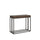 Console Extensible 90-300x40x77 cm en Mélamine Marron