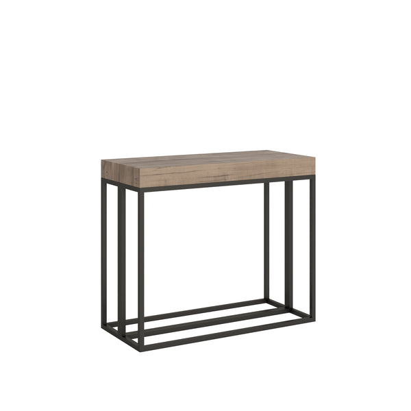 acquista Console Extensible en Bois et Fer H77x40x90/300cm Itamoby Classic Epoque Chêne