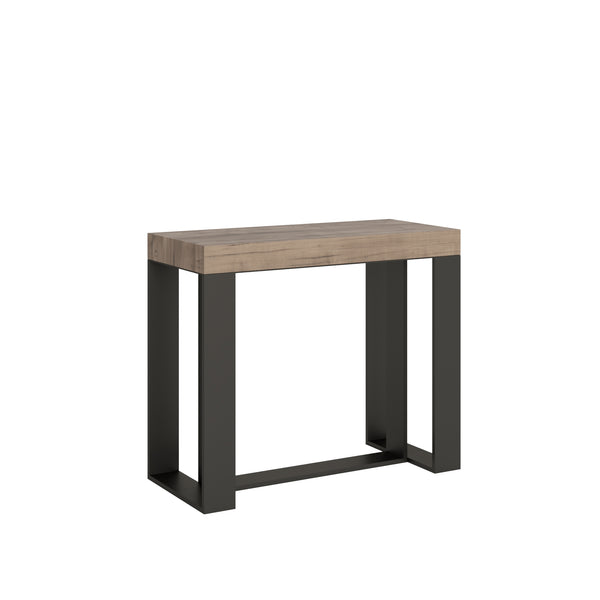 Console Extensible en Bois et Fer H77x40x90/300cm Itamoby Futura Chêne Classique acquista