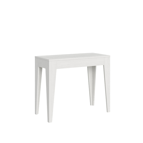 Console Extensible 90-302x42x77 cm en Mélamine Blanc online