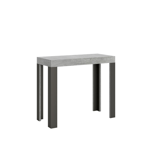 acquista Console Extensible 90-300x40x77 cm en Mélamine Grise