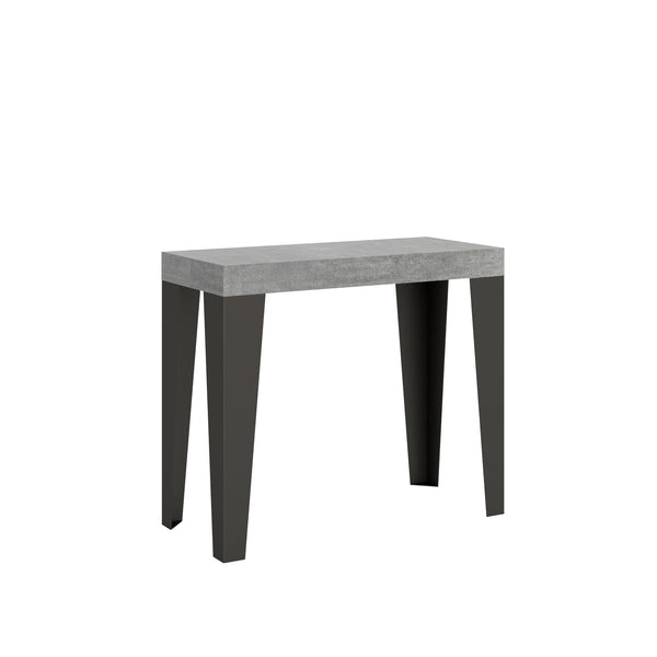 Console Extensible 90-300x40x77 cm en Mélamine Grise online