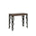 Console Extensible 90-300x40x77 cm en Mélamine Marron