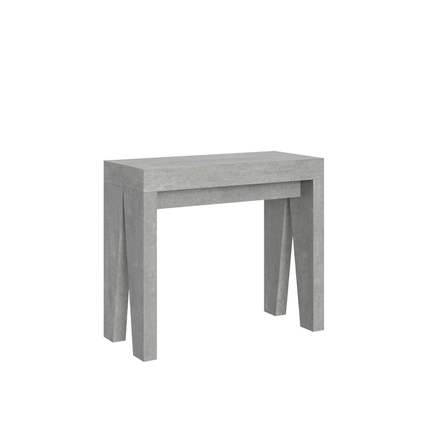 acquista Consolle Allungabile 90-196x42x77 cm in Nobilitato Grigio