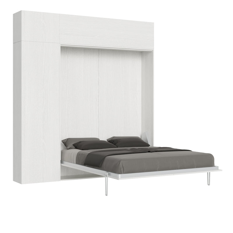 Letto Matrimoniale a Scomparsa Kentaro H250 cm Bianco-1