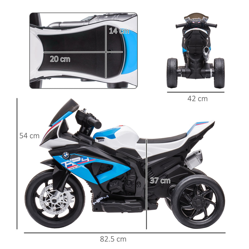 Moto per Bambini 6V BMW HP4 con Fari Blu-3