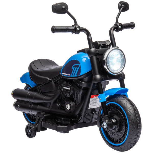 sconto Moto électrique pour enfants 6V bleue et noire