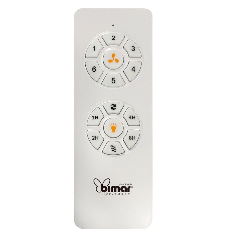 Ventilatore da Soffitto 3 Pale Wi-Fi 152x42x152 cm con Telecomando Bimar VSL1520-3