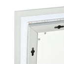 Specchio da Bagno 70x50 cm con Cornice a LED Argento-8