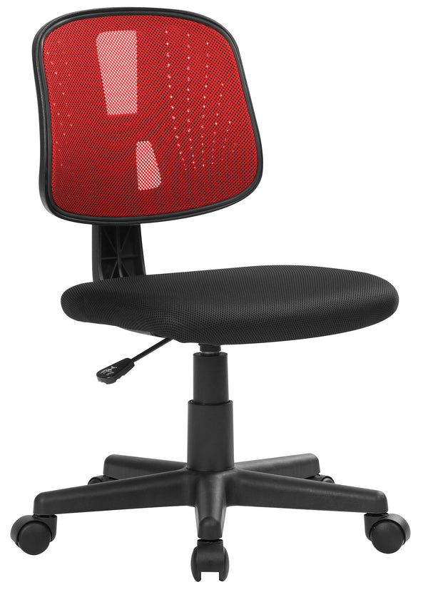 online Chaise de bureau opérative en tissu Tosini Seattle rouge et noir