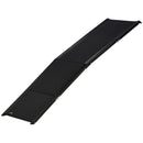 Rampa per Cani Pieghevole 158x43,5x2,5 cm in MDF e Alluminio Nero-1