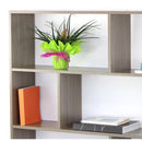 Libreria 12 Ripiani 124x160x24 cm in Legno MDF Rovere Scuro-7