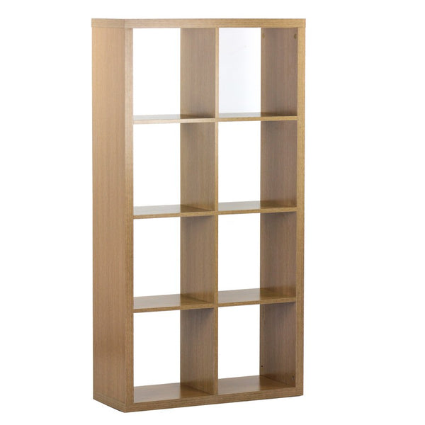 acquista Bibliothèque 8 étagères 77x147x30 cm en bois MDF effet chêne