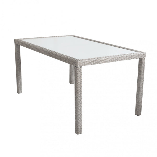 prezzo Table Azore 150x90 cm en Osier Gris