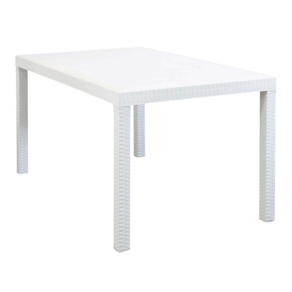 online Table Houston 150x90x74 h cm en osier blanc