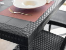 Tavolo Dallas 80x80x74 h cm in Wicker Antracite-6