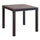 Table Dallas 80x80x74 h cm en osier marron