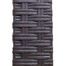 Tavolo Dallas 80x80x74 h cm in Wicker Marrone-4