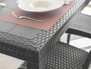 Tavolo Dallas 80x80x74 h cm in Wicker Tortora-5