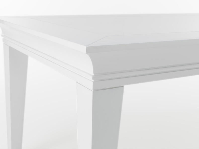 Tavolo 100x200xH75 cm in Legno Bianco-3