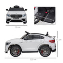 Macchina Elettrica per Bambini 12V con Licenza Mercedes GLA 45 AMG Bianca-3