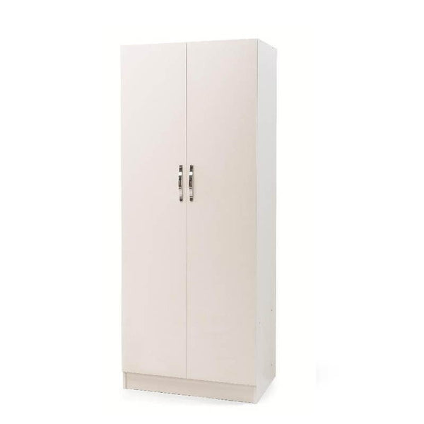 acquista Armoire 180x60x90 cm 2 portes en frêne blanc