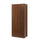 Armoire 180x60x90 cm 2 portes noyer antique