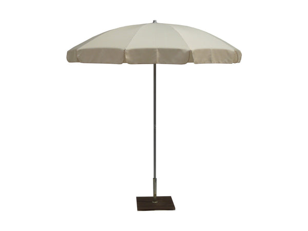 online Parasol de jardin Ø2,4 m Mât Ø33 mm en Acier Maffei Novara Ecru