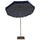 Parasol de Jardin Ø2 m Mât Ø33 mm en Acier Maffei Venezia Duplex Bleu/Blanc et Bleu