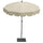 Parasol de jardin Ø200 cm Mât Acier Ø27 mm Maffei Allegro Ecru