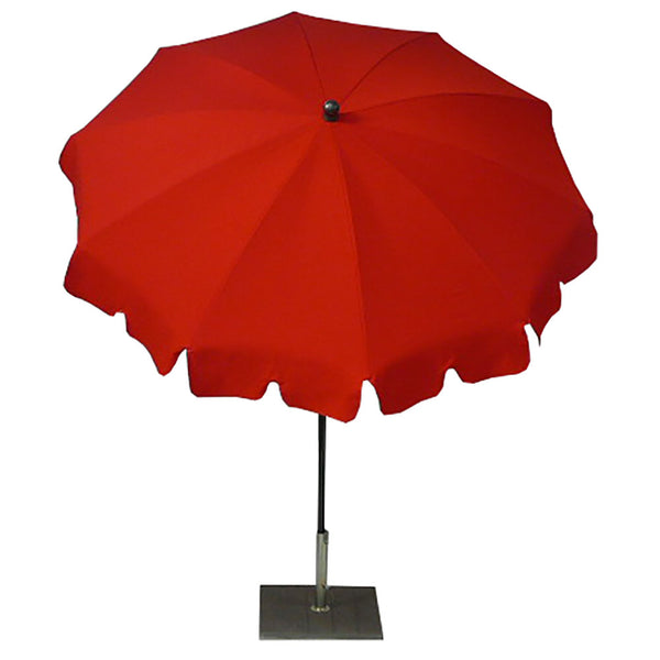 online Parasol de jardin Ø200 cm Mât en acier Ø27 mm Maffei Allegro Rouge