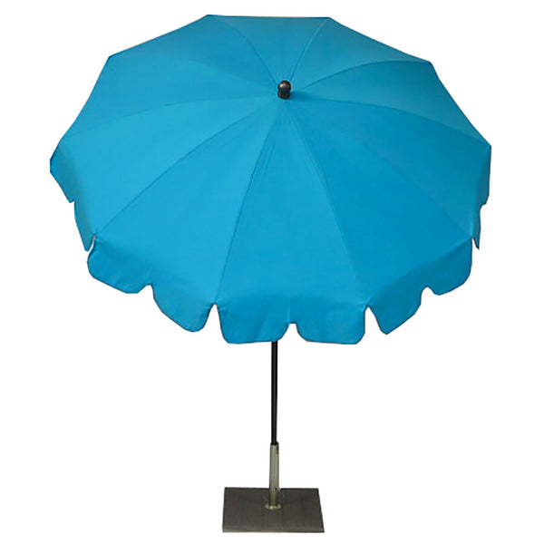 acquista Parasol de jardin Ø200 cm Mât Ø27 mm en acier Maffei Allegro Turquoise