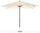 Parasol de jardin 3x2m en Aluminium et Polyester Garden Ecru