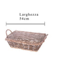 Set 2 Cesti Rettangolari in Vimini con Manici Larghezza 54 cm-2