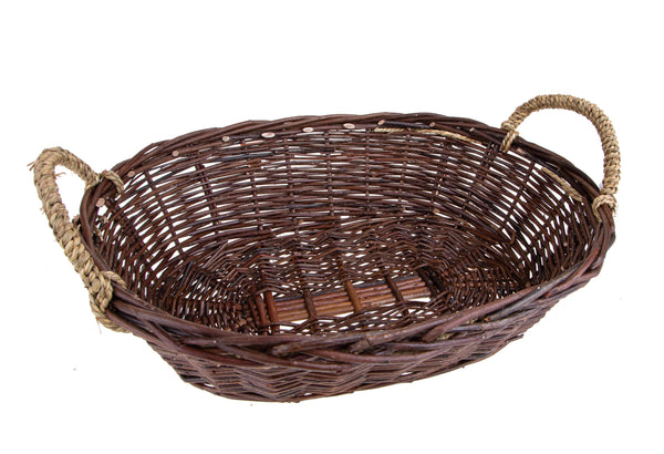 Set 2 Cesti Willow Ovali con Manici Larghezza 46 cm online