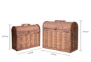 Set 2 Bauletti Rattan 39x18x33 cm-5