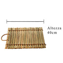 Set 5 Stuoia Sottopiatto in Rattan Misure 40 x 30 cm-2