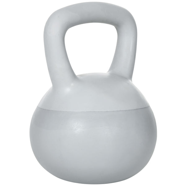 Kettlebell per Allenamento 4 Kg in PVC e Sabbia Metallica Grigio online