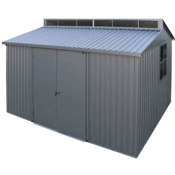 Jardin Box House 323,3x242,6x235,2 cm en aluminium gris acquista