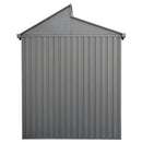 Casetta Box da Giardino 263,2x182,5x230,5 cm in Alluminio Grigio-6